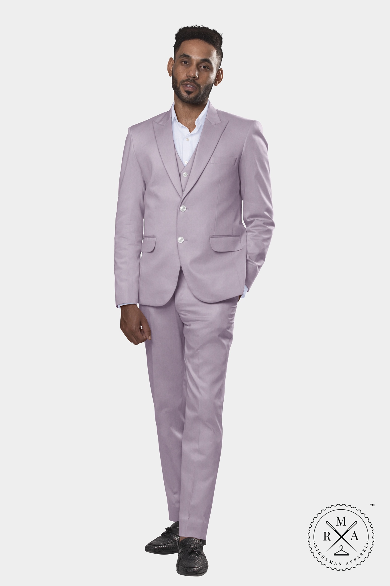 Vibrant Pink Three Piece Suit SU199