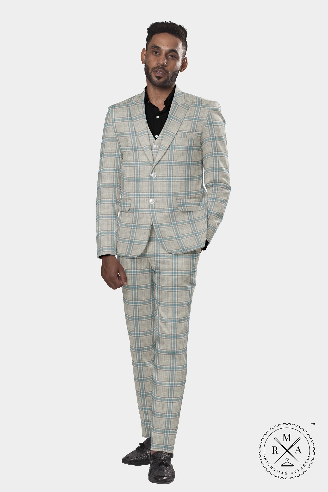 Mountain Mist Colour Three Piece Suit SU340