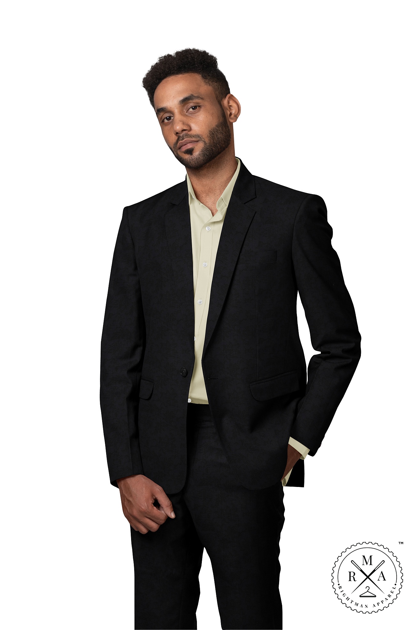 Graphite Black Two Piece Suit SU205